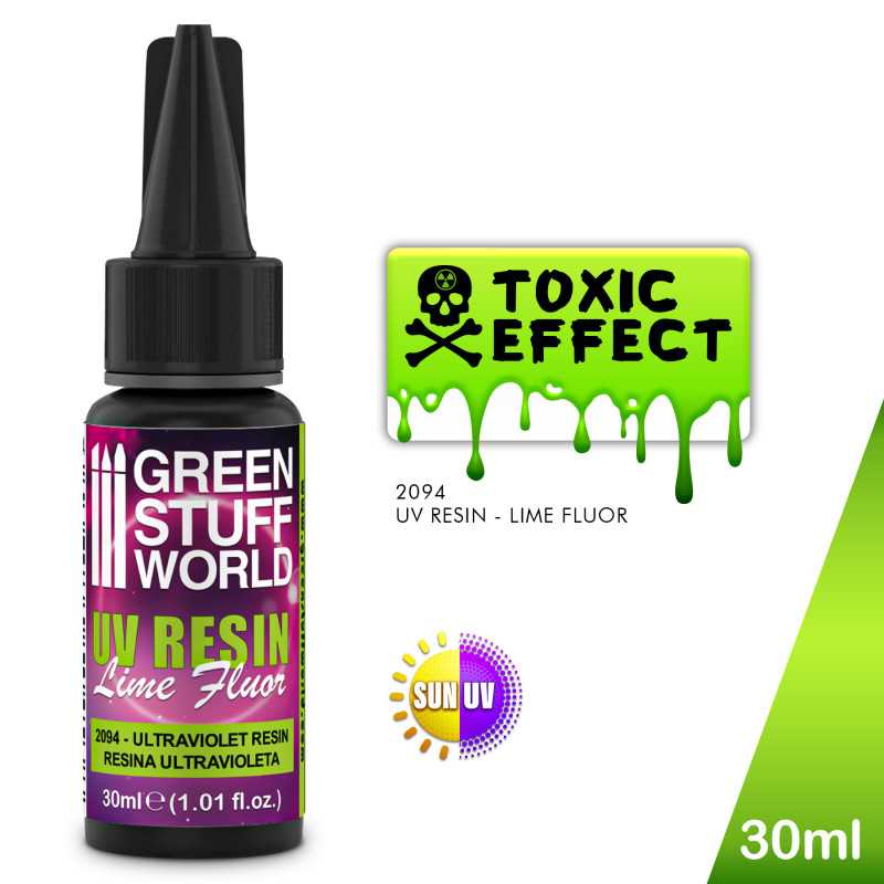 Green Stuff World UV Resin 30ml - Toxic Effect available at Northumbrian Tin Soldier