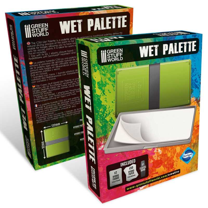 Green Stuff World Wet Palette available at Northumbrian Tin Soldier