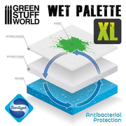 Green Stuff World Wet Palette XL available at Northumbrian Tin Soldier