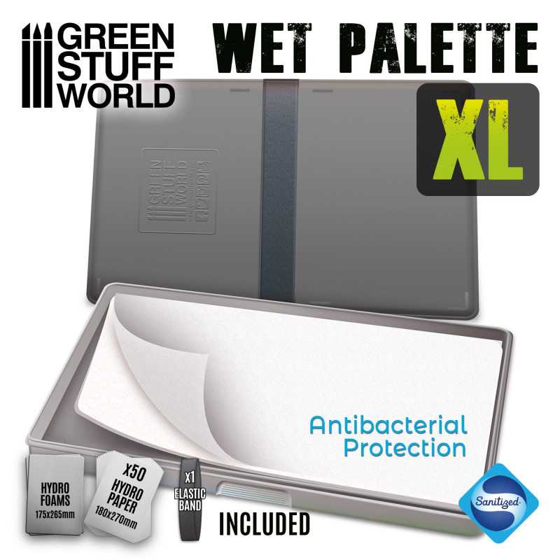 Green Stuff World Wet Palette XL available at Northumbrian Tin Soldier