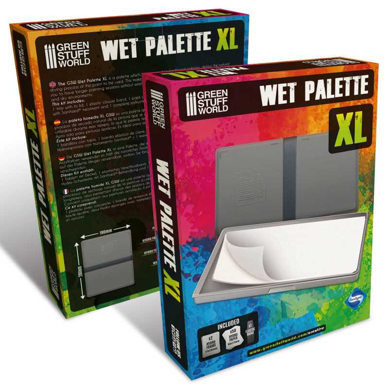Green Stuff World Wet Palette XL available at Northumbrian Tin Soldier