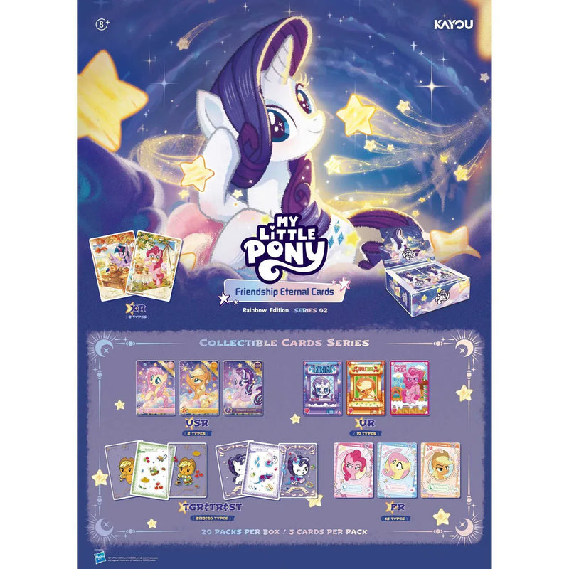 Kayou My Little Pony-Friendship Eternal Cards-Rainbow Edition Foil-Booster Box available at Northumbrian Tin Soldier