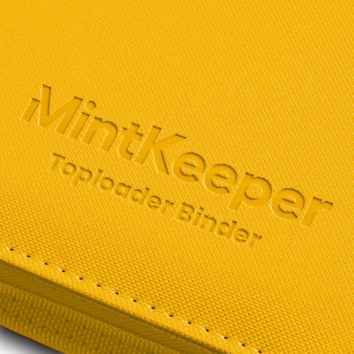 Mintkeeper MintKeeper - 252 Toploader 9 Pocket Premium Trading Card Binder - Yellow available at Northumbrian Tin Soldier
