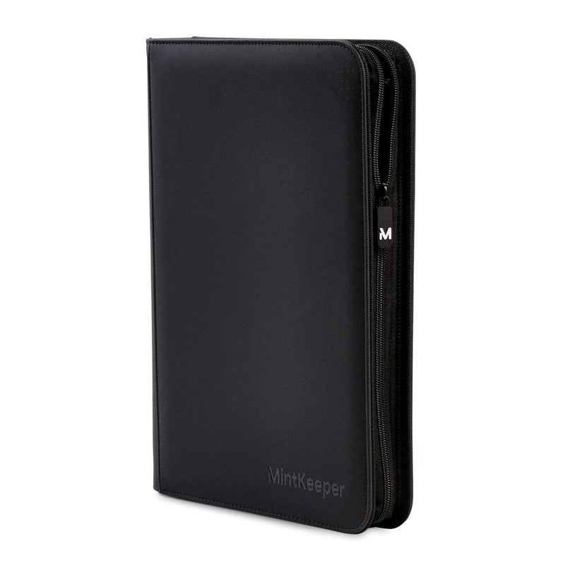 Mintkeeper MintKeeper - 4 Pocket Premium Zip Trading Card Binder - Black available at Northumbrian Tin Soldier