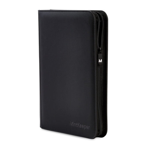 Mintkeeper MintKeeper - 4 Pocket Premium Zip Trading Card Binder - Black available at Northumbrian Tin Soldier