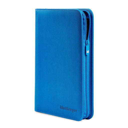 Mintkeeper MintKeeper - 4 Pocket Premium Zip Trading Card Binder - Blue available at Northumbrian Tin Soldier