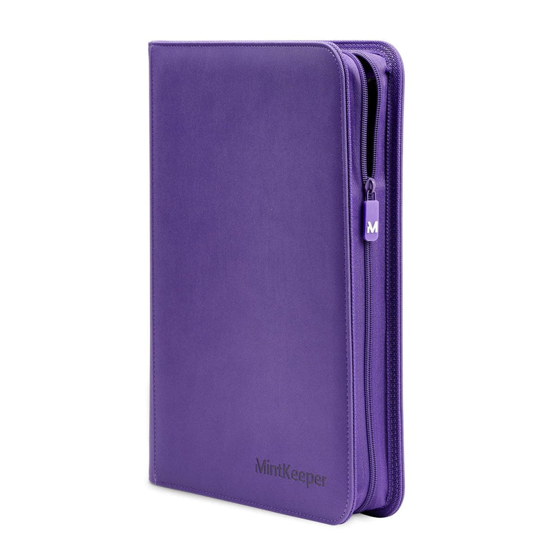 Mintkeeper MintKeeper - 4 Pocket Premium Zip Trading Card Binder - Purple available at Northumbrian Tin Soldier