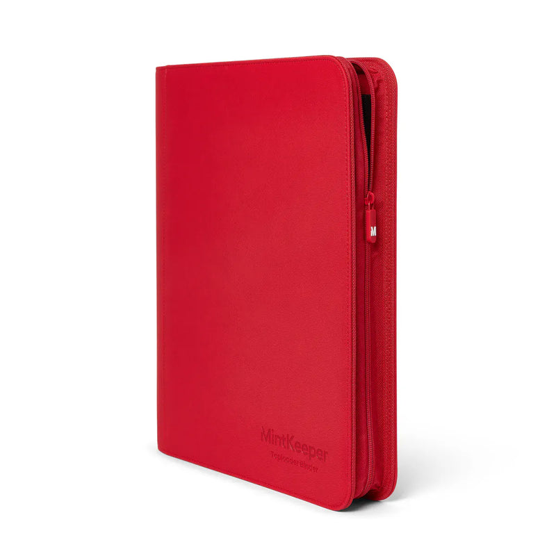 Mintkeeper MintKeeper - 4 Pocket Premium Zip Trading Card Binder - Red available at Northumbrian Tin Soldier