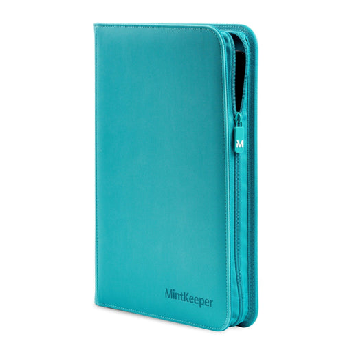 Mintkeeper MintKeeper - 9 Pocket Premium Zip Trading Card Binder - Aqua available at Northumbrian Tin Soldier