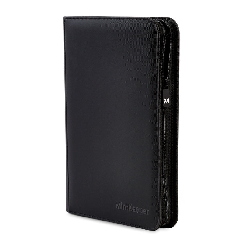 Mintkeeper MintKeeper - 9 Pocket Premium Zip Trading Card Binder - Black available at Northumbrian Tin Soldier