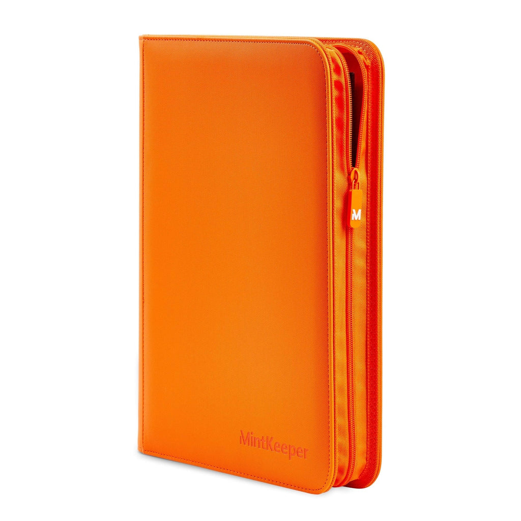 orange card binder MintKeeper - 9 Pocket Premium Zip Trading sealed booster box and anti Produit:Slim Box Carnivine 004/086 RH -