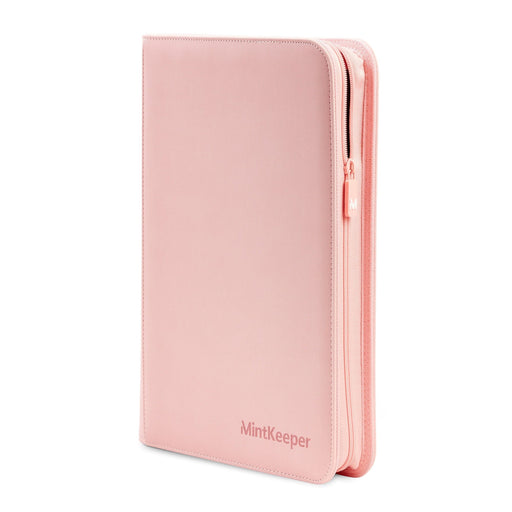 Mintkeeper MintKeeper - 9 Pocket Premium Zip Trading Card Binder - Pink available at Northumbrian Tin Soldier