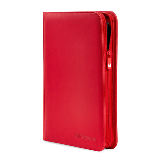 Mintkeeper MintKeeper - 9 Pocket Premium Zip Trading Card Binder - Red available at Northumbrian Tin Soldier