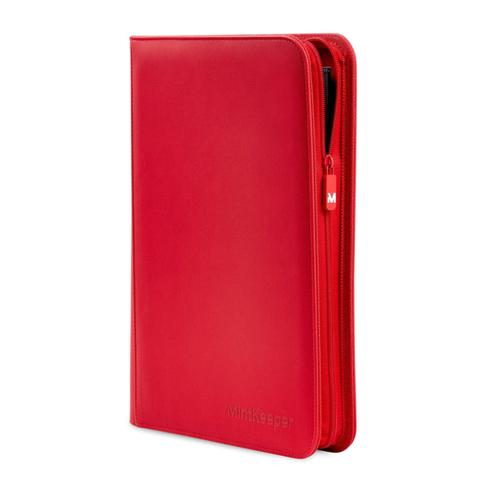 Mintkeeper MintKeeper - 9 Pocket Premium Zip Trading Card Binder - Red available at Northumbrian Tin Soldier