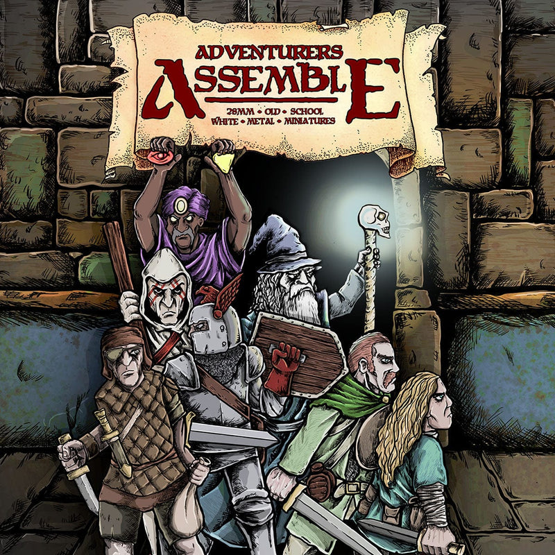 Northumbrian Tin Soldier Adventurers Assemble Boxed Set available at Northumbrian Tin Soldier