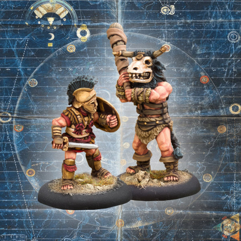 Northumbrian Tin Soldier Agamemnon & Minotaur- The Time Bandits available at Northumbrian Tin Soldier