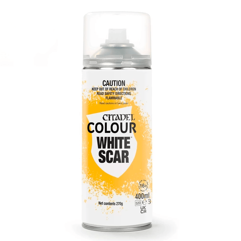 Northumbrian Tin Soldier Citadel Colour Spray: White Scar available at Northumbrian Tin Soldier