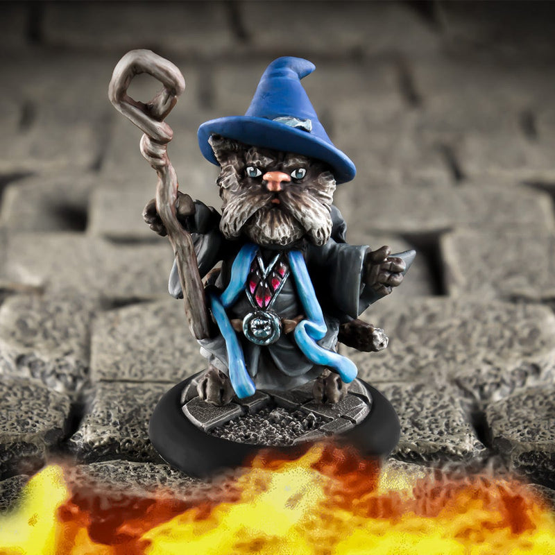 Northumbrian Tin Soldier Gerald the Wizard - The Cats of Crumptown available at Northumbrian Tin Soldier