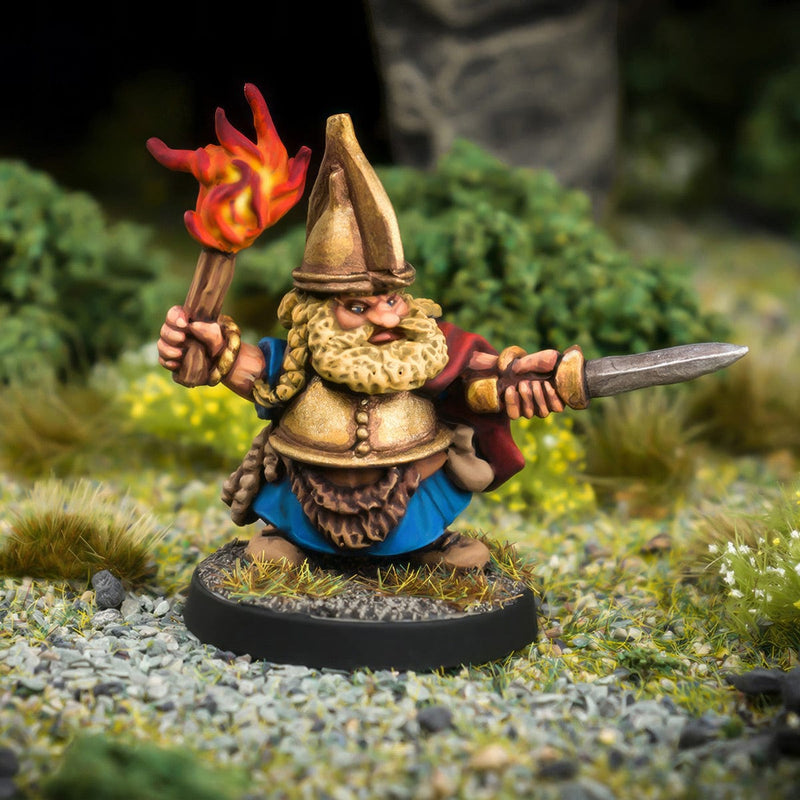 Northumbrian Tin Soldier Haldur Deepcutter - Beardfolk Adventurer available at Northumbrian Tin Soldier