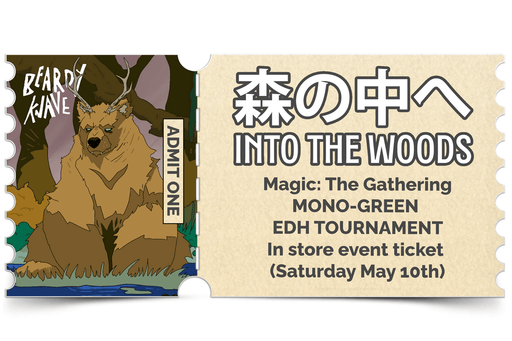 Northumbrian Tin Soldier Magic: The Gathering - Into The Woods: In store event ticket (Saturday 10th May) Ticket available at Northumbrian Tin Soldier