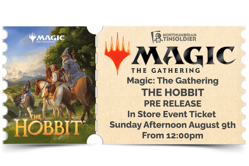 Northumbrian Tin Soldier Magic: The Gathering - The Hobbit Prerelease: In store event ticket (Sunday 9th August) Ticket available at Northumbrian Tin Soldier