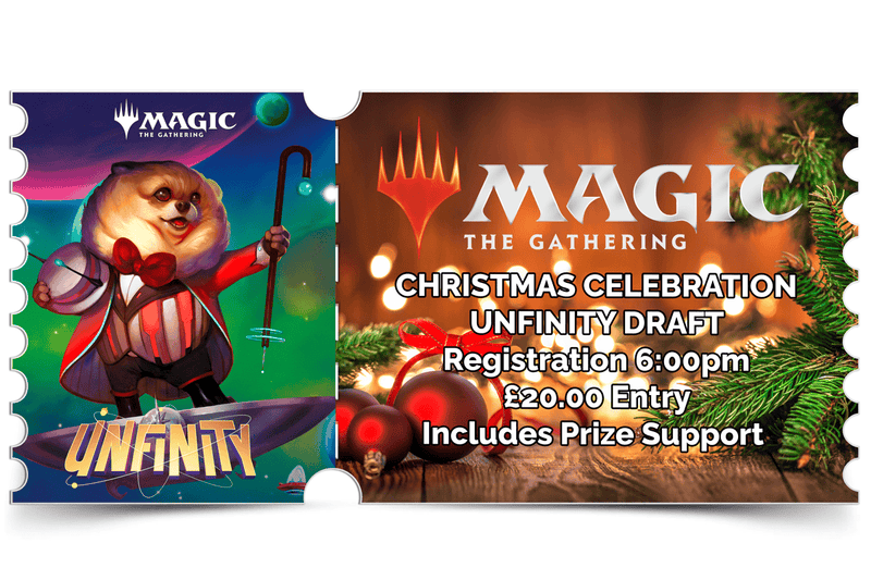 Northumbrian Tin Soldier Magic: The Gathering - Unfinity Christmas Draft - Tuesday 16th December Ticket available at Northumbrian Tin Soldier