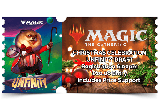 Northumbrian Tin Soldier Magic: The Gathering - Unfinity Christmas Draft - Tuesday 16th December Ticket available at Northumbrian Tin Soldier