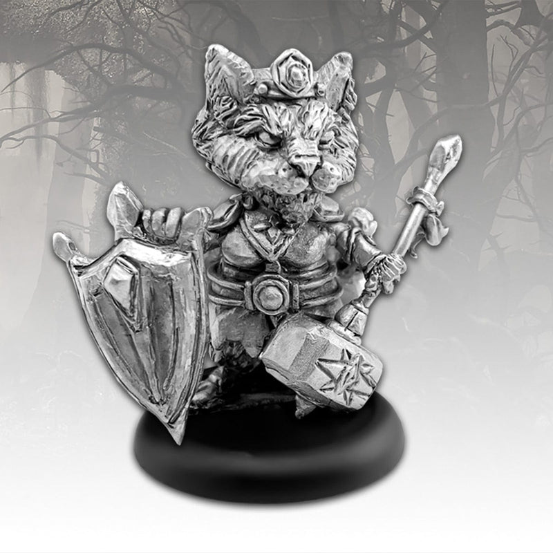 Northumbrian Tin Soldier Muffet the Paladin - The Cats of Crumptown available at Northumbrian Tin Soldier