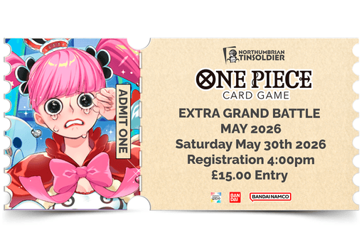 Northumbrian Tin Soldier Northumbrian Tin Soldier - One Piece: Extra Grand Battle May 2026 Ticket available at Northumbrian Tin Soldier