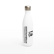Northumbrian Tin Soldier Northumbrian Tin Soldier Stainless Steel Water Bottle - White 17oz available at Northumbrian Tin Soldier