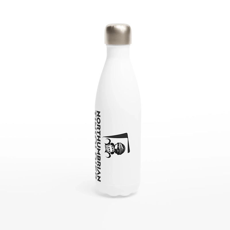 Northumbrian Tin Soldier Northumbrian Tin Soldier Stainless Steel Water Bottle - White 17oz available at Northumbrian Tin Soldier