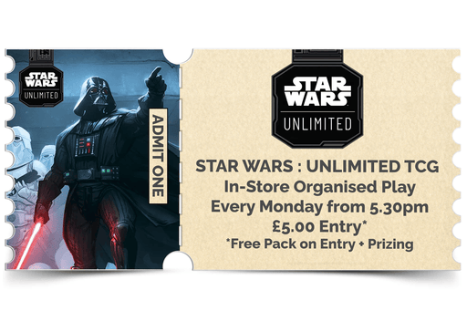 Northumbrian Tin Soldier Northumbrian Tin Soldier - Star Wars Unlimited: In store event ticket Ticket available at Northumbrian Tin Soldier