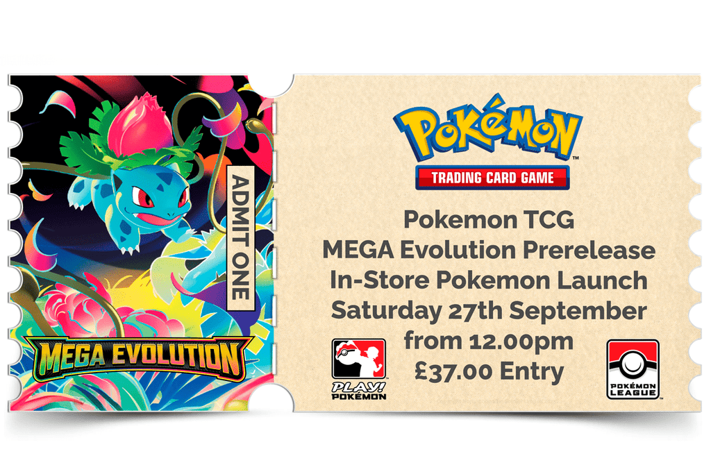 Pokémon TCG Mega Evolutions Prerelease – Tin Soldier North Shields —  Northumbrian Tin Soldier