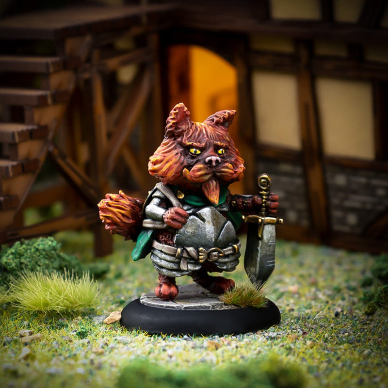 Northumbrian Tin Soldier Sir Hector the Fighter - The Cats of Crumptown available at Northumbrian Tin Soldier