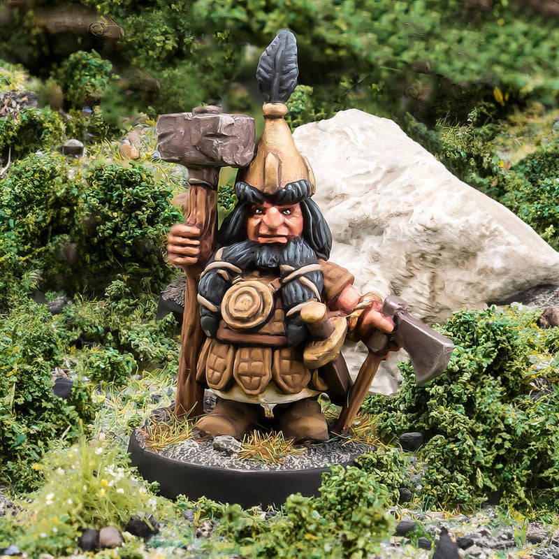 Northumbrian Tin Soldier The Beardfolk Khan - Beardfolk Warrior available at Northumbrian Tin Soldier