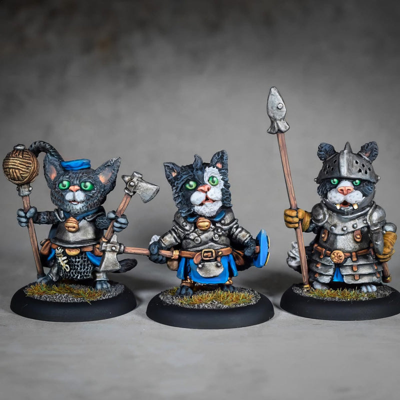 Northumbrian Tin Soldier The Kittenguard - Order of the Bowl - The Cats of Crumptown available at Northumbrian Tin Soldier