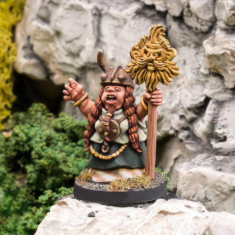 Northumbrian Tin Soldier The Priestess of the Beard - Beardfolk Druidess available at Northumbrian Tin Soldier