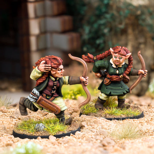Northumbrian Tin Soldier The Sisters - The Nightfolk 28mm White Metal Fantasy Miniatures available at Northumbrian Tin Soldier