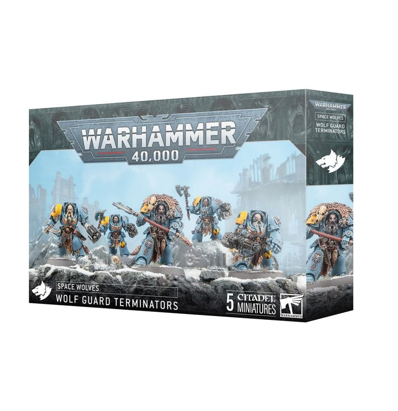 Northumbrian Tin Soldier Warhammer 40,000: Space Wolves - Wolf Guard Terminators available at Northumbrian Tin Soldier