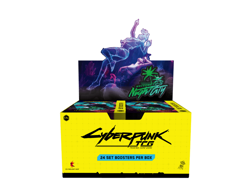 PROJEKT RED Cyberpunk TCG: Welcome to Night City - Booster Box available at Northumbrian Tin Soldier