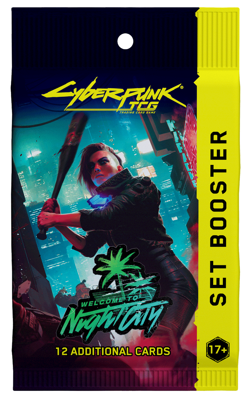 PROJEKT RED Cyberpunk TCG: Welcome to Night City - Booster Pack available at Northumbrian Tin Soldier