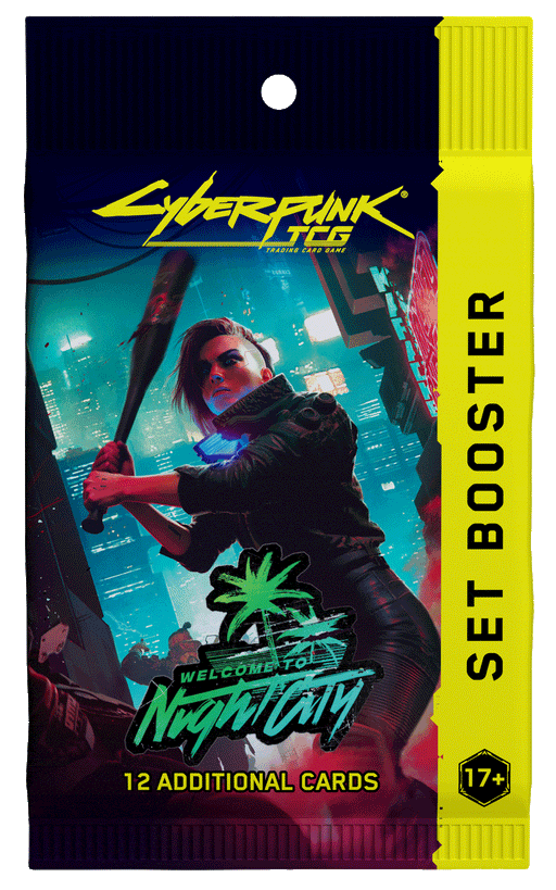 PROJEKT RED Cyberpunk TCG: Welcome to Night City - Booster Pack available at Northumbrian Tin Soldier