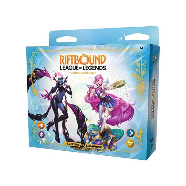 Riftbound Riftbound: League of Legends Trading Card Game - Radiance Showdown Deck -  Evelynn Vs Seraphine available at Northumbrian Tin Soldier