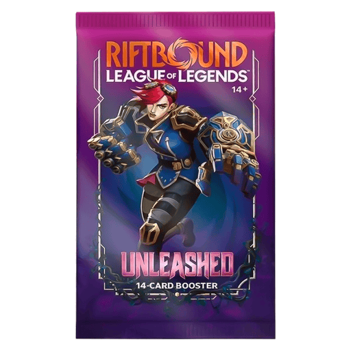 Riftbound Riftbound: League of Legends Trading Card Game - Unleashed Booster Pack available at Northumbrian Tin Soldier