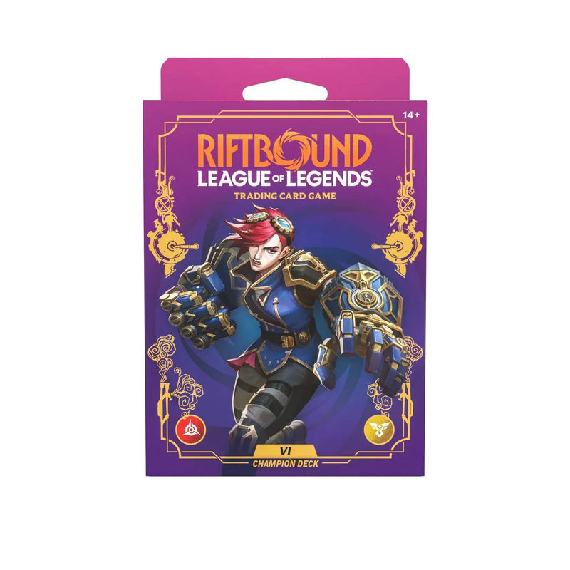 Riftbound Riftbound: League of Legends Trading Card Game - Unleashed Champion Deck - Vi available at Northumbrian Tin Soldier