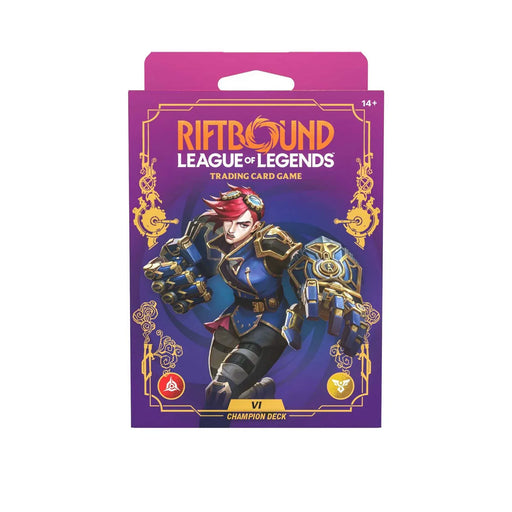 Riftbound Riftbound: League of Legends Trading Card Game - Unleashed Champion Deck - Vi available at Northumbrian Tin Soldier