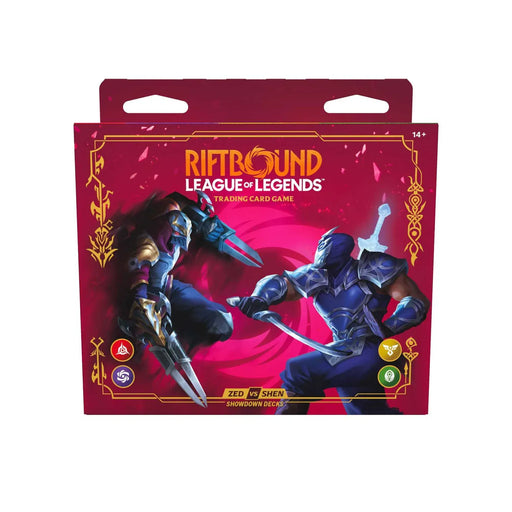 Riftbound Riftbound: League of Legends Trading Card Game - Vendetta Showdown Deck -  Zed Vs Shen available at Northumbrian Tin Soldier