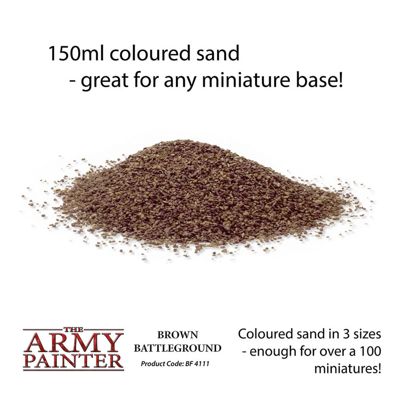 The Army Painter The Army Painter - Battlefield Basing - Brown Battleground available at Northumbrian Tin Soldier