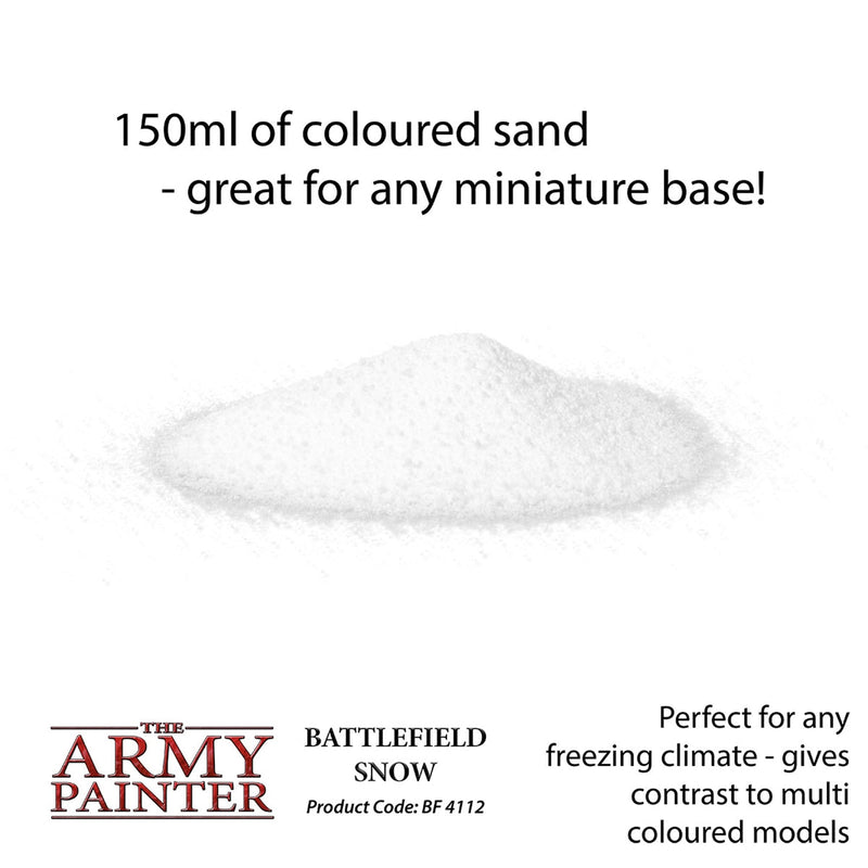 The Army Painter The Army Painter - Battlefield Basing - Snow available at Northumbrian Tin Soldier