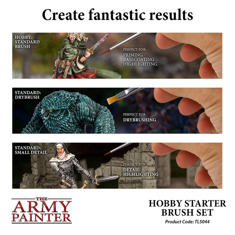 The Army Painter The Army Painter - Hobby Starter Brush Set available at Northumbrian Tin Soldier